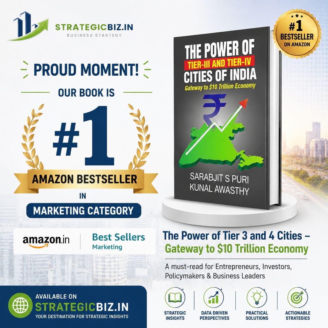 Power of Tier 3 & 4 Cities Poster 1st Rank